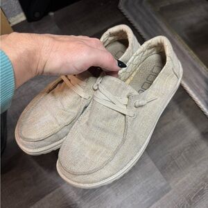 Hey Dude Wendy Gold Glitter